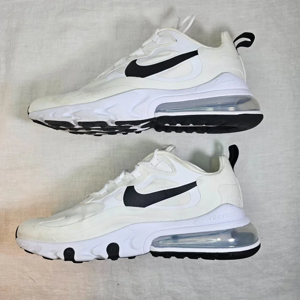 Nike Air Max 270 React Lightweight Sneaker US 10 CI3899-101 - Picture 3 of 10